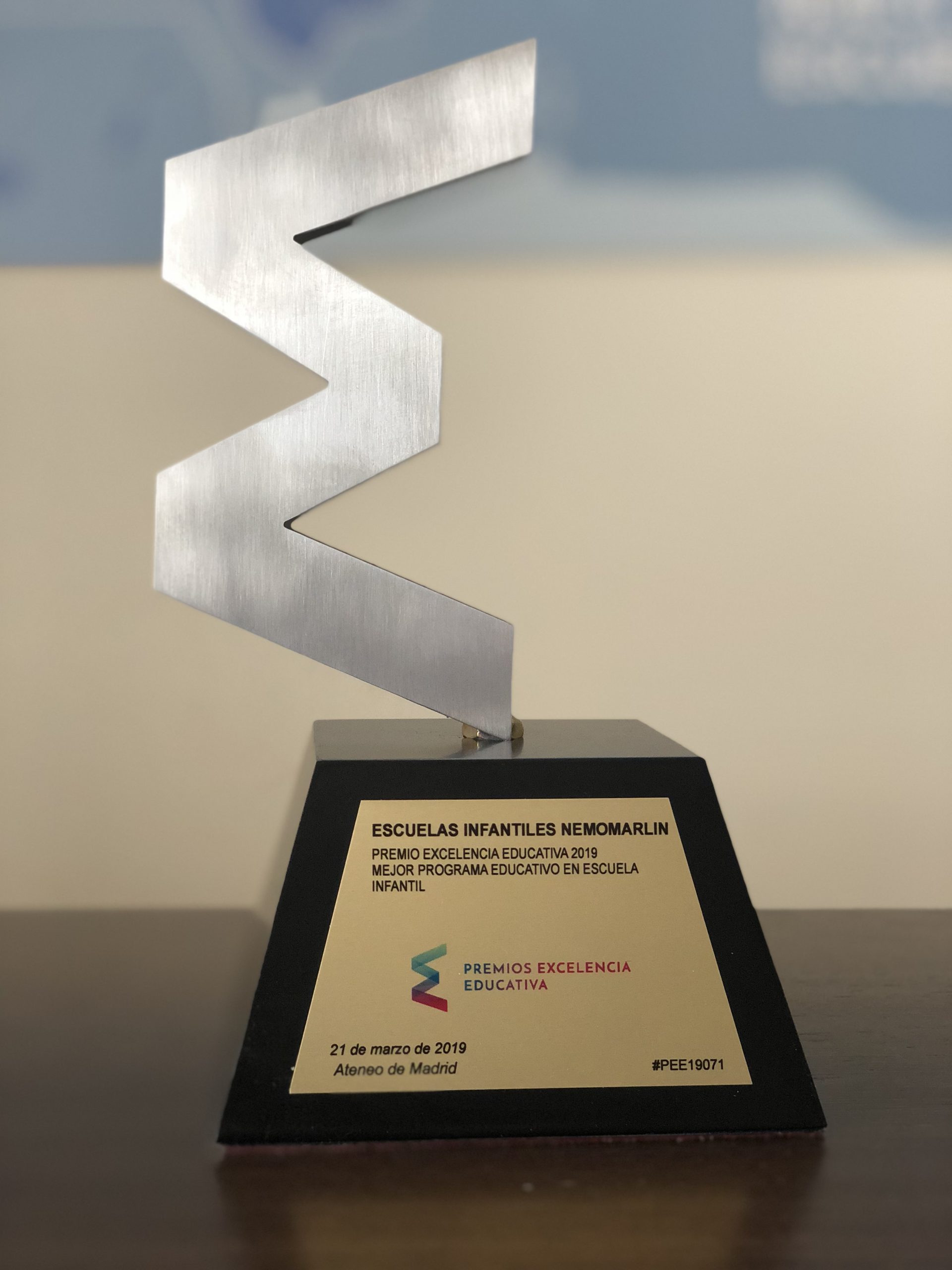 Premio excelencia educativa 2019 - Escuelas Infantiles Nemomarlin