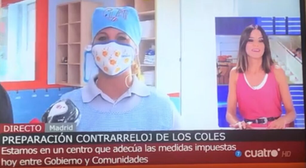 Medidas de seguridad en cuatro al dia escuelas infantiles Nemomarlin