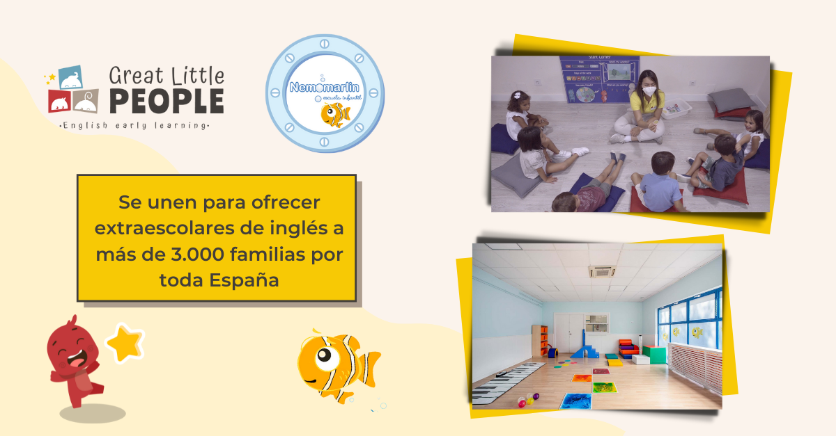 Acuerdo Great Little People y Escuelas Infantiles Nemomarlin