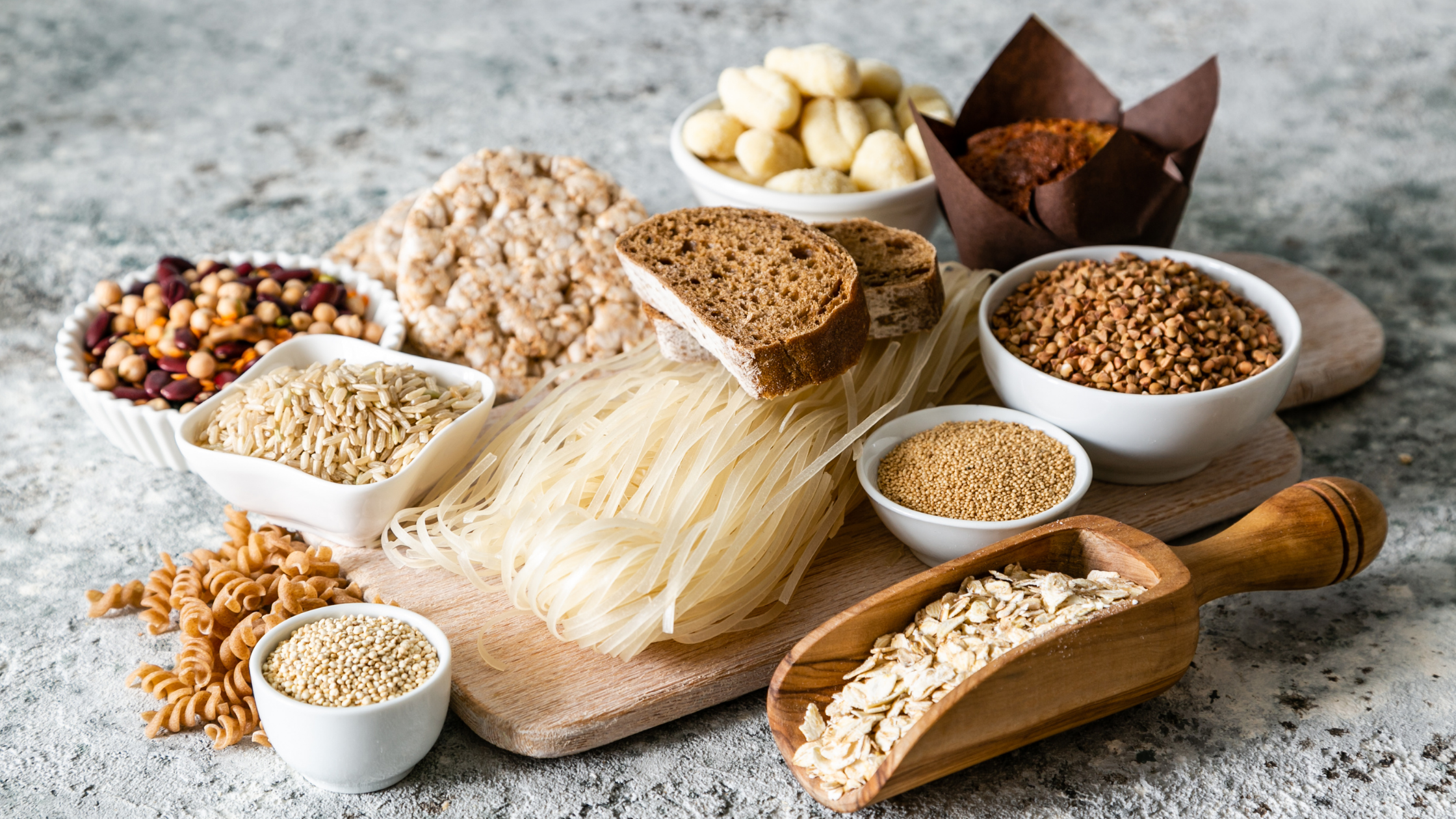 Cereales con y sin gluten