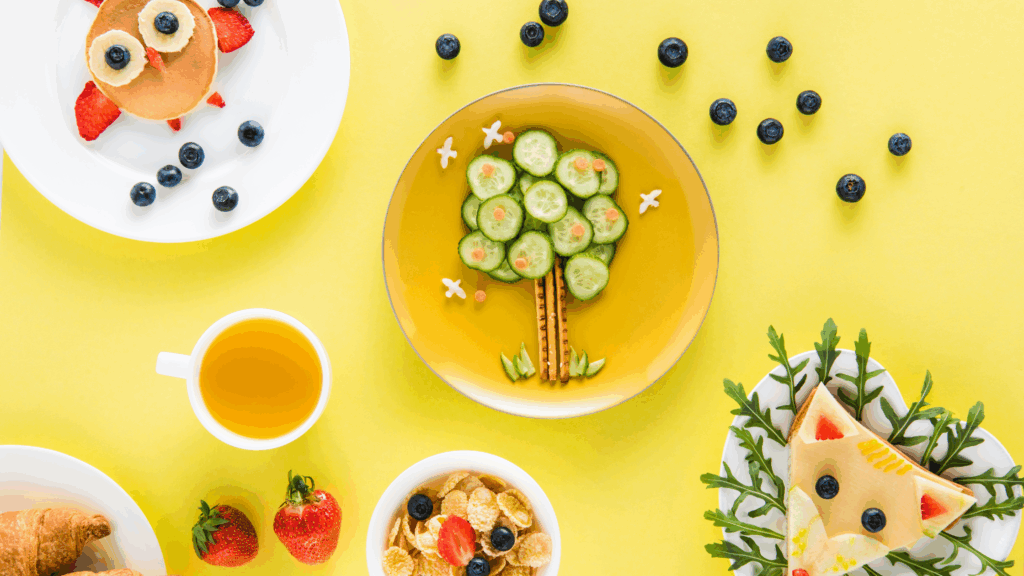 Desayunos creativos para niños