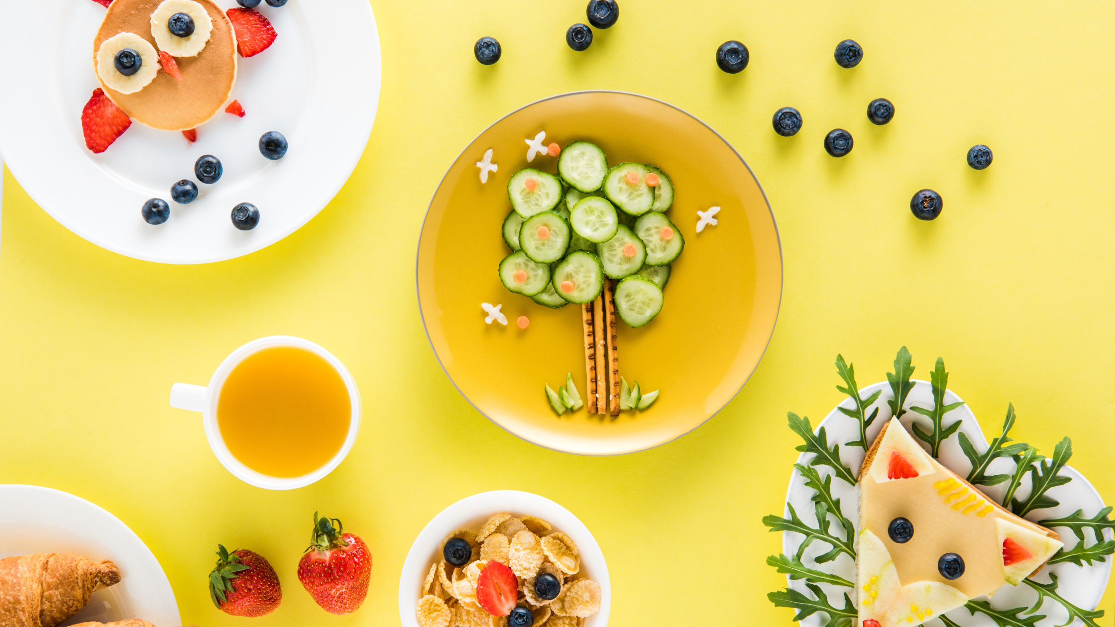 Desayunos creativos para niños