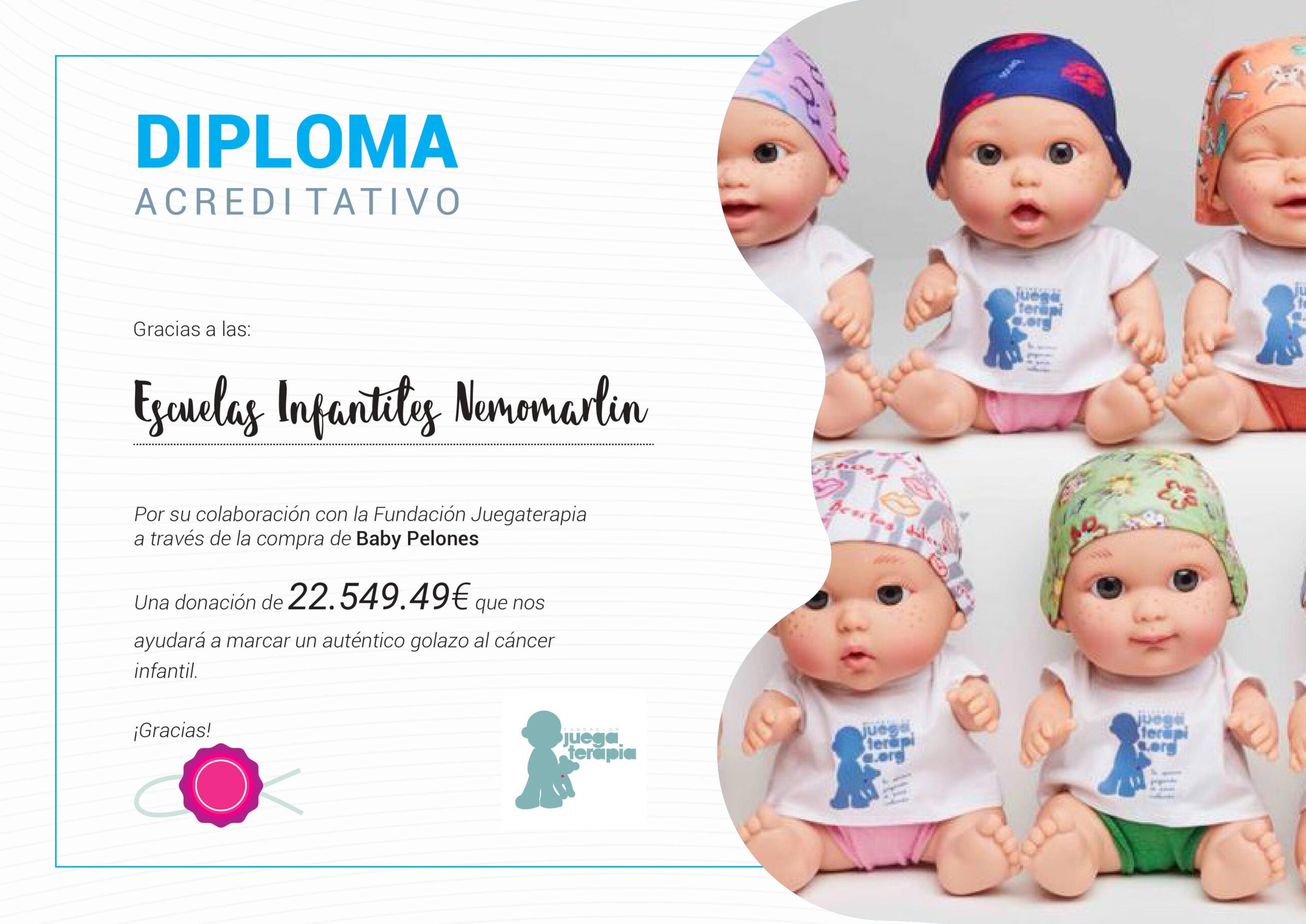 diploma_Escuelas Infantiles Nemomarlin baby pelones 2022