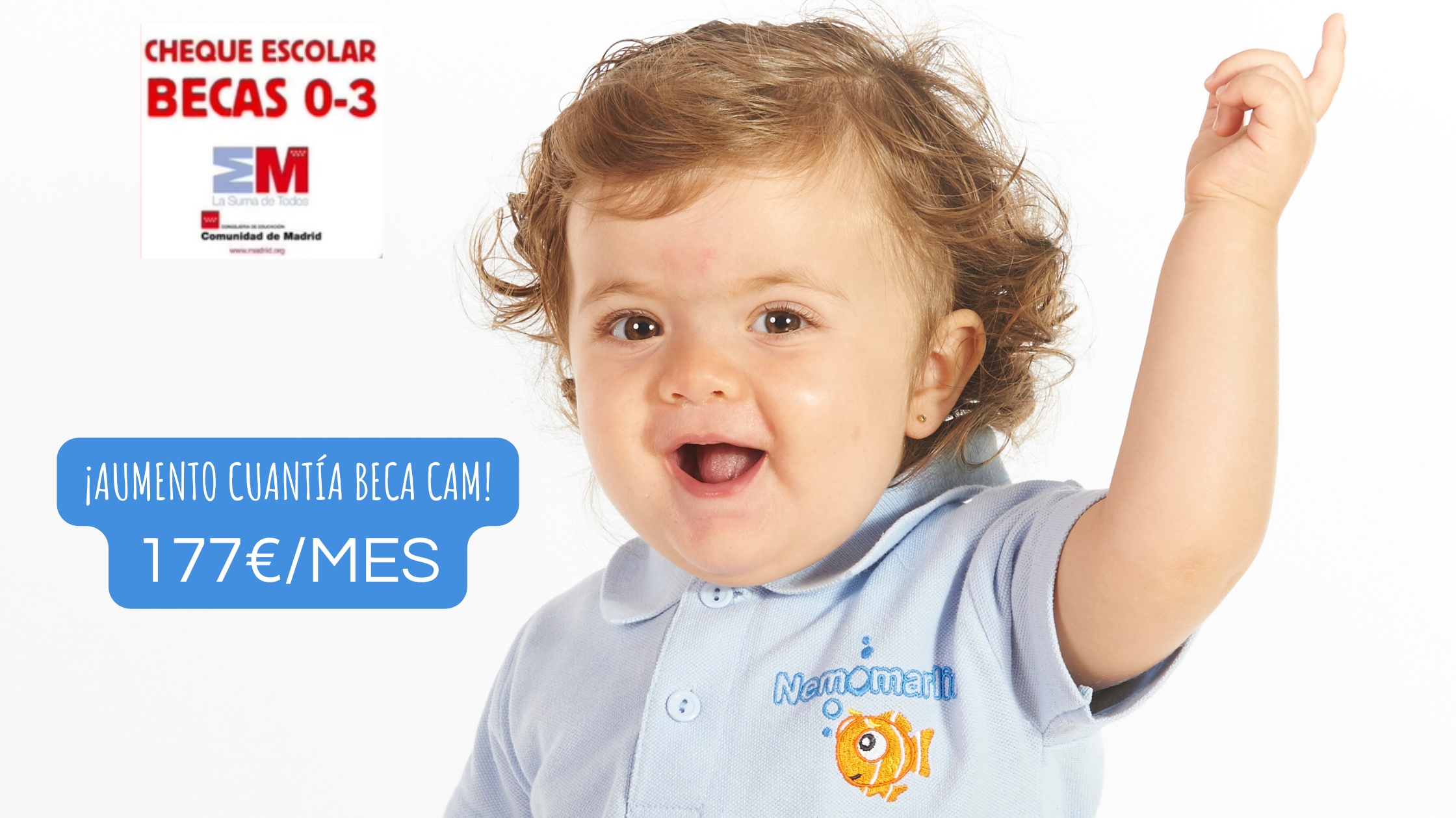 Ayudas becas CAM 0 a 3 años escuelas infantiles